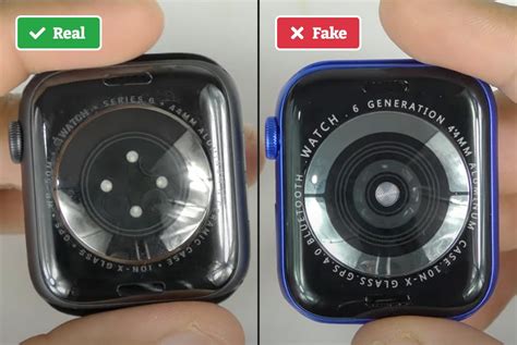 fake apple watch series 7 vs real|apple watch counterfeit vs real.